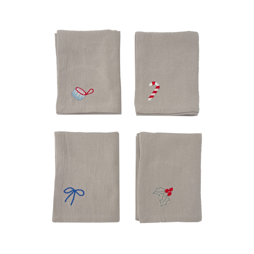 OYOY Christmas Napkins 4pk