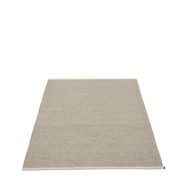 Pappelina-mono-rug-dark-linen60x250