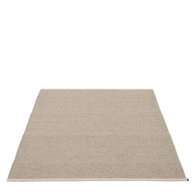 Pappelina-mono-rug-dark-linen60x85