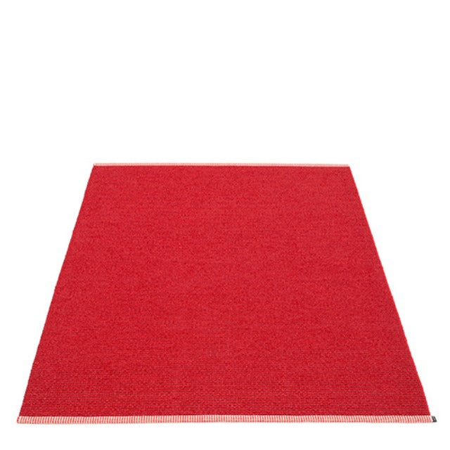 Pappelina-mono-rug-dark-red70x200