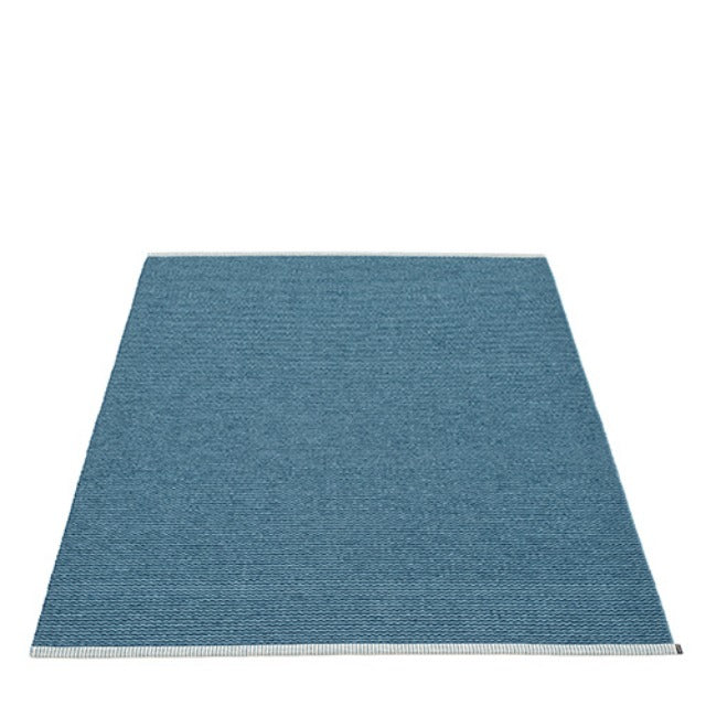 Pappelina-mono-rug-ocean-blue70x200