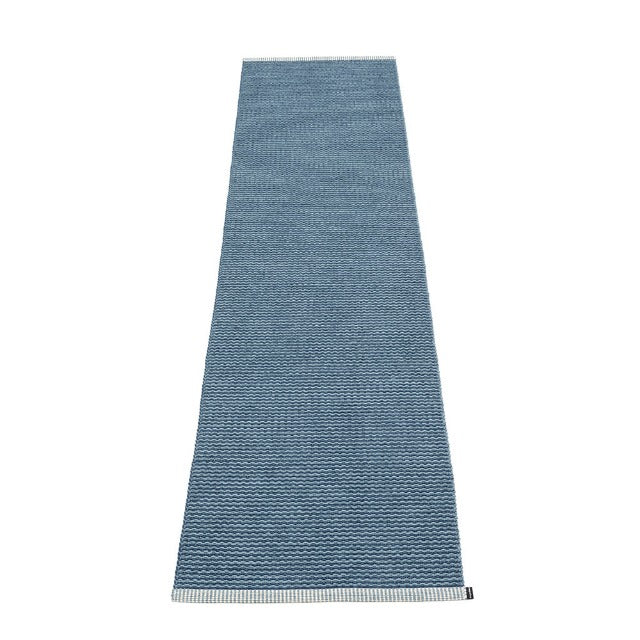 Pappelina-mono-rug-ocean-blue60x250