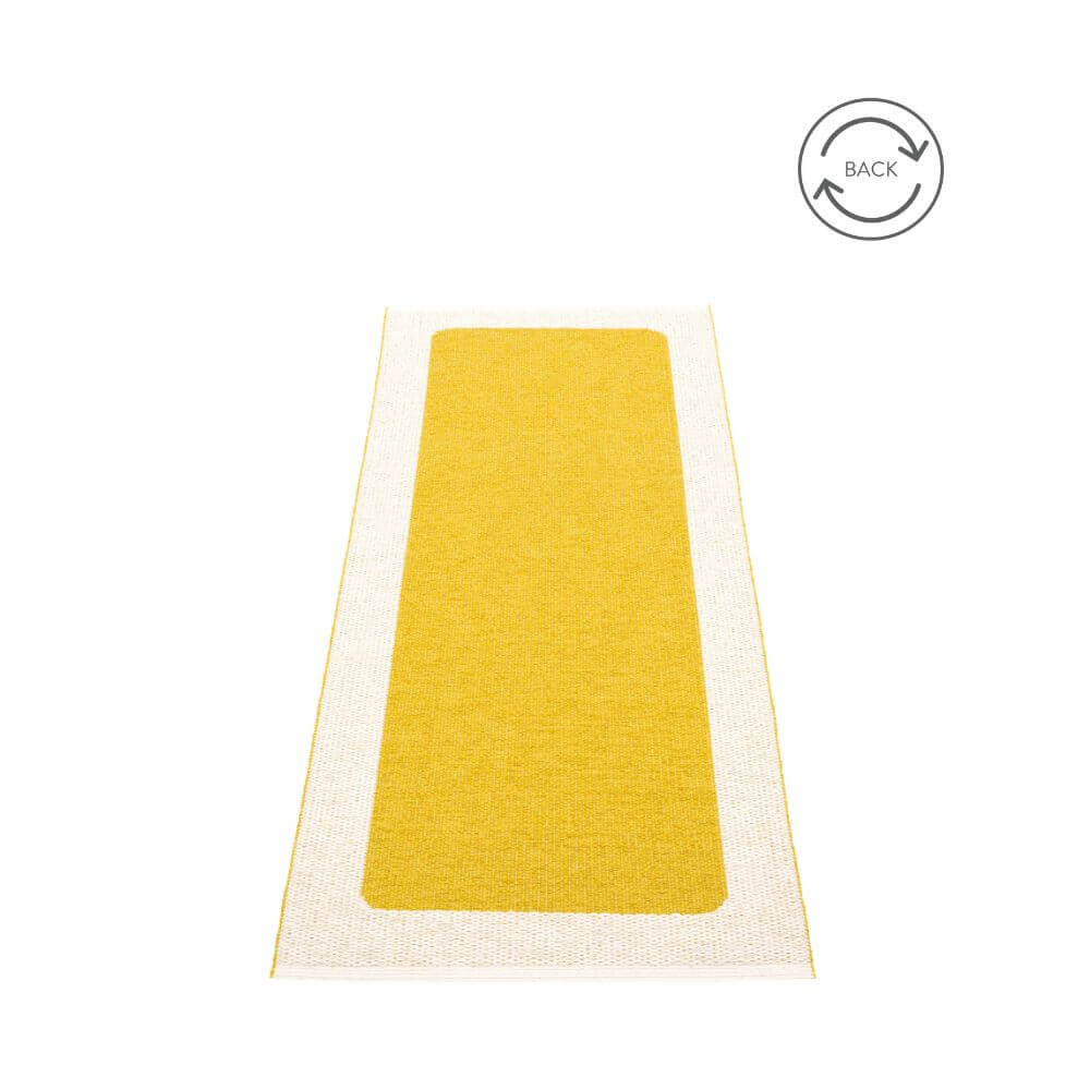 Pappelina_Rug_Ilda_Mustard_Reverse