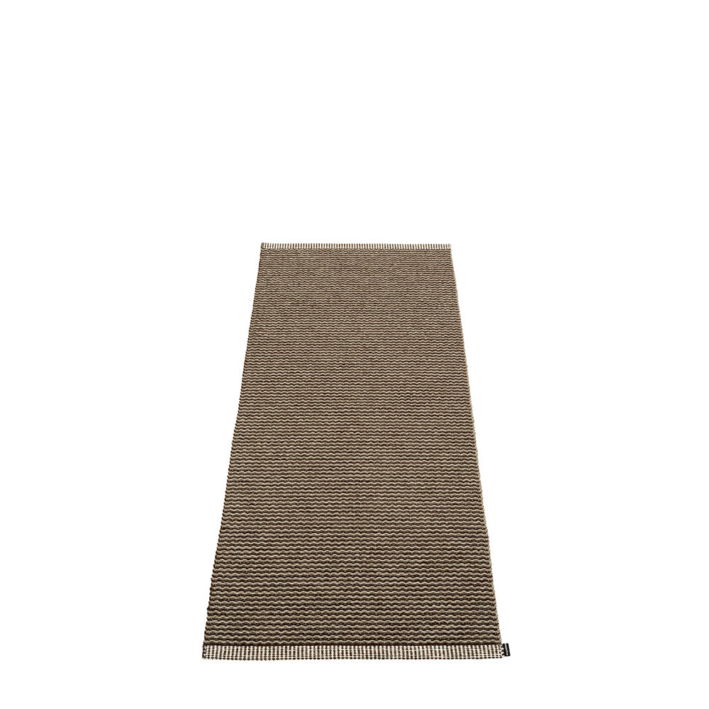 Pappelina Rug Mono Dark Brown