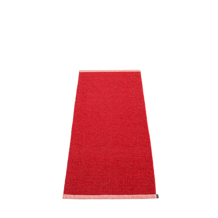 Pappelina Rug Mono Dark Red