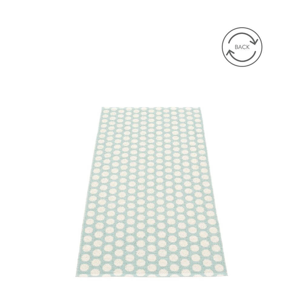 Pappelina_Rug_Noa_Turquoise_Reverse