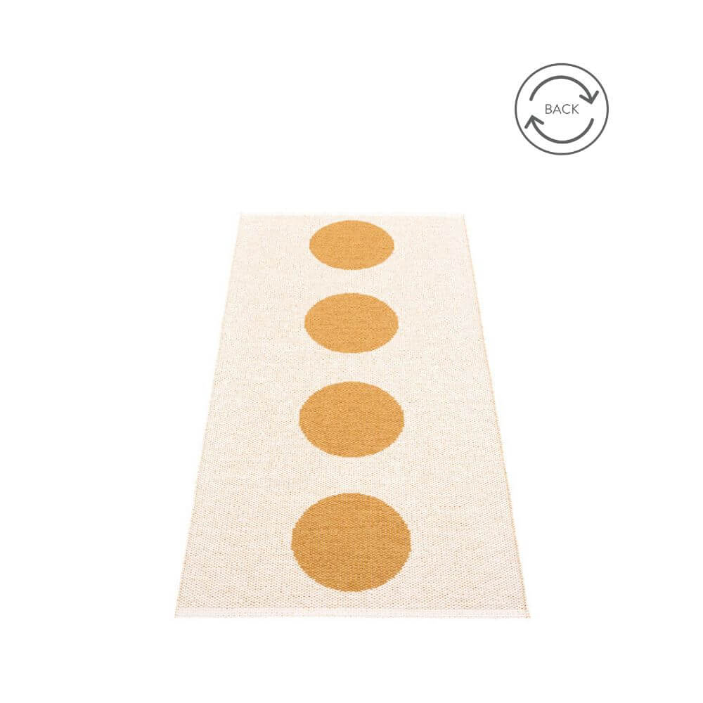 Pappelina_Rug_Vera_Ochre_Reverse