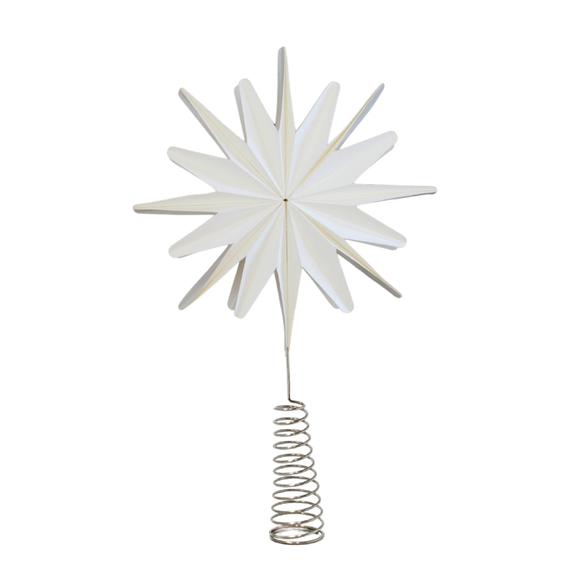 Tree Topper Paper Star off-white 35cm