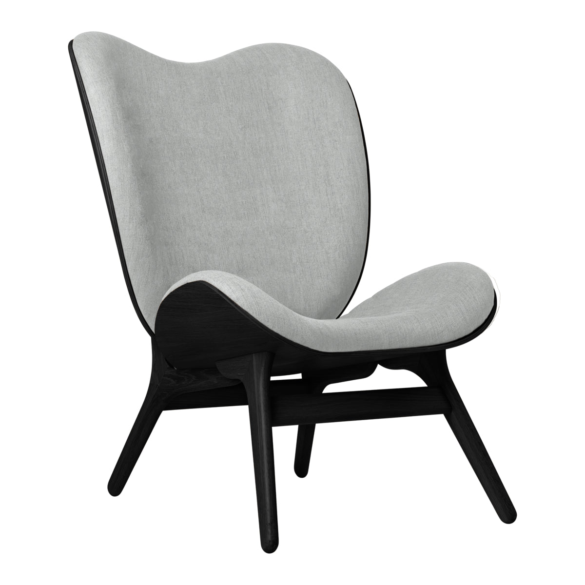 Umage A Conversation Piece Lounge Chair Tall Black Oak