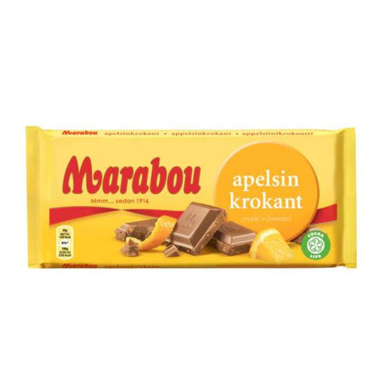 Marabou Orange Chocolate 200g