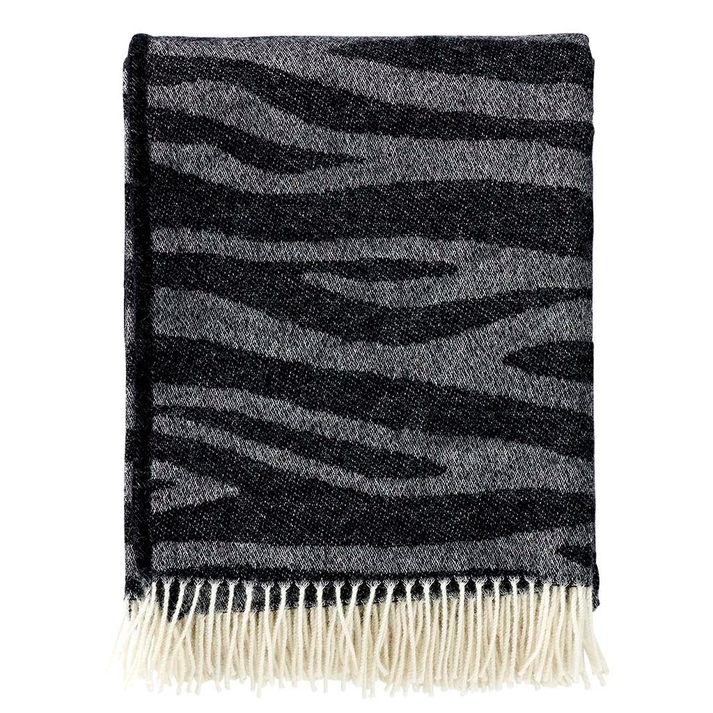 Savannah Merino-Wool Blanket Black