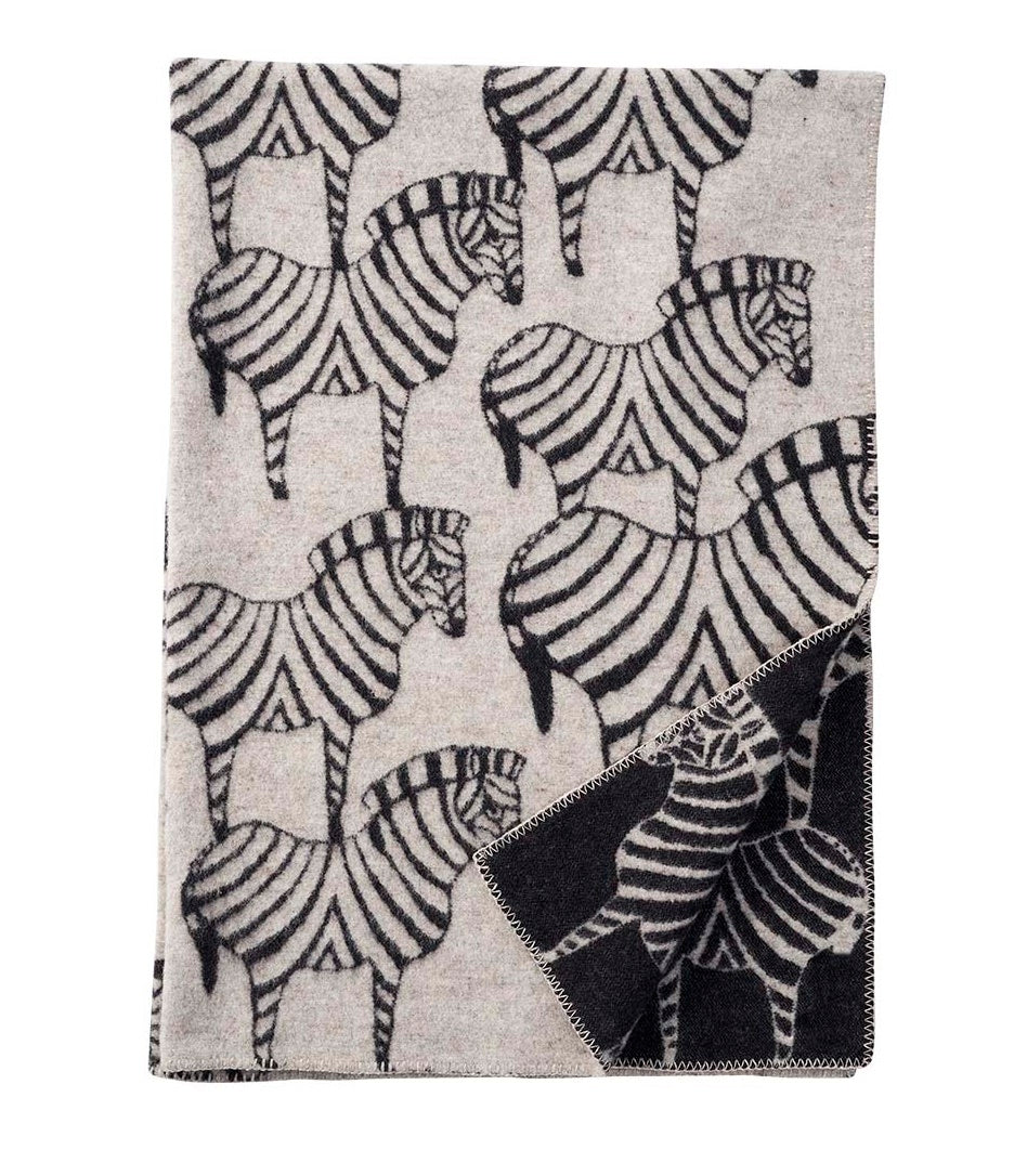 Zebra Wool Blanket