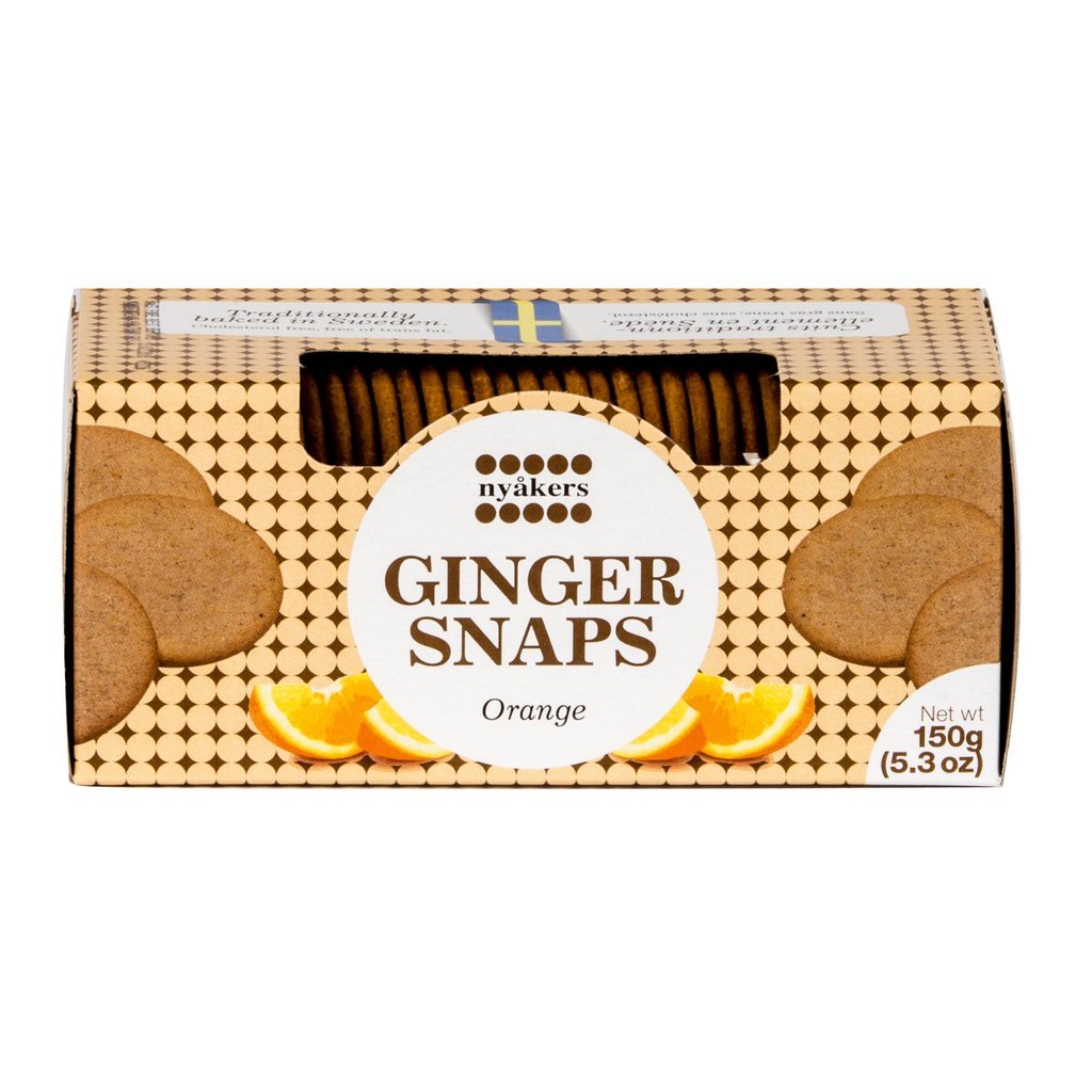 Ginger Snaps Orange 150g