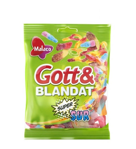 Gott & Blandat Supersour 130g