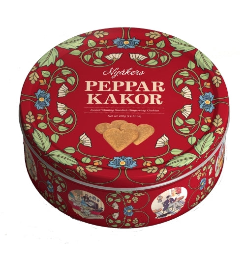 Gingersnaps red tin 400g