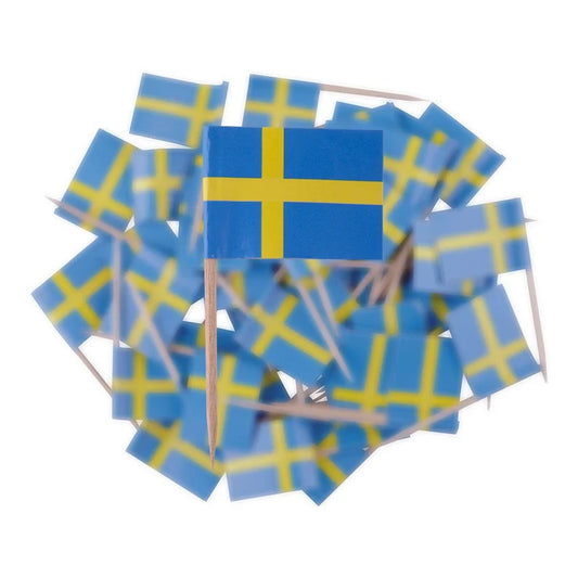 Swedish Party Flags 50pk