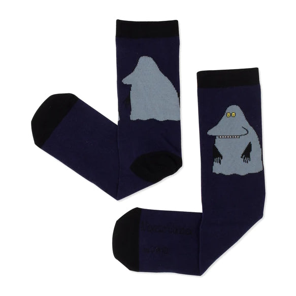 Moomin Groke Mens Socks Navy