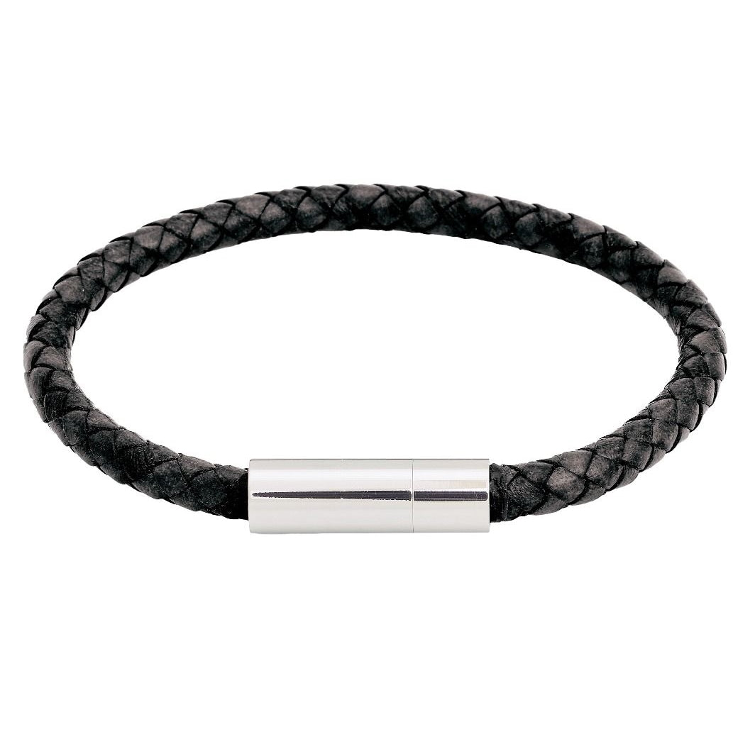 Franky Bracelet Leather Black