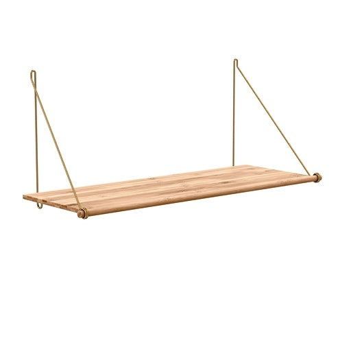 Loop Shelf brass mounting