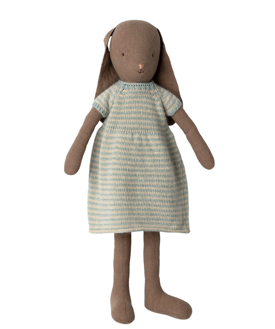 maileg-bunny-size-4-brown-knitted-dress