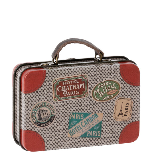 Maileg Suitcase Metal Grey Travel