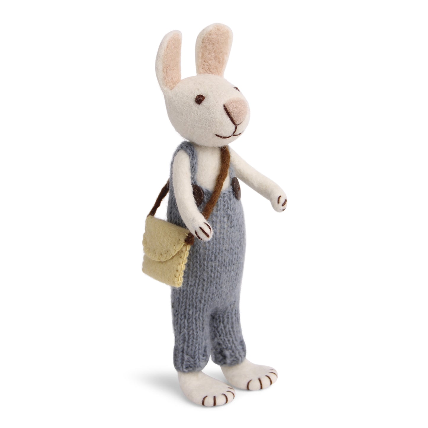 Gry & Sif Bunny Big White blue pants & bag