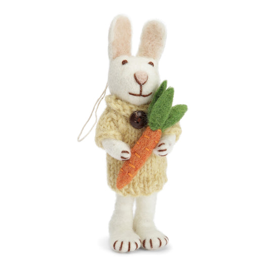 Bunny Small White dress & carrot