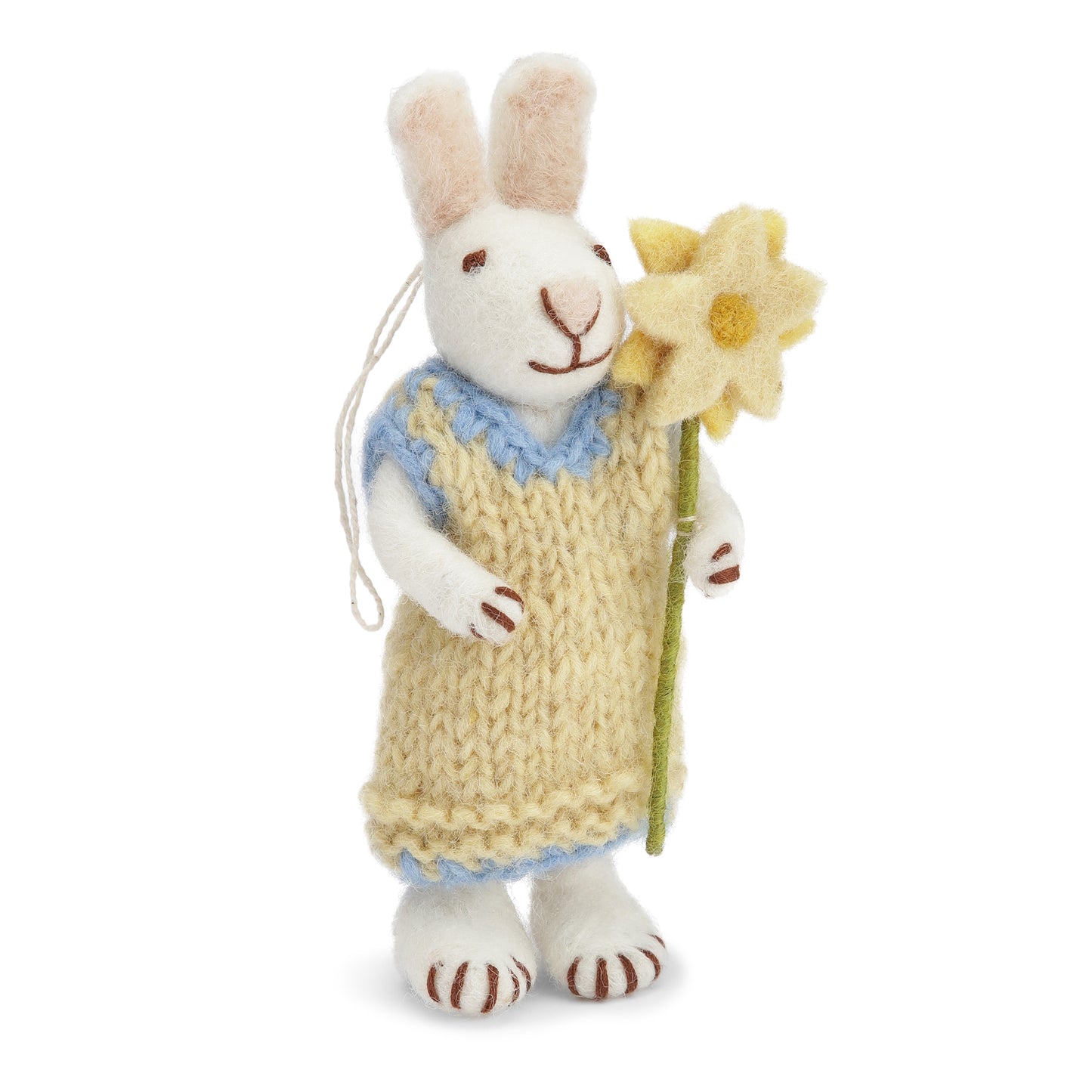 Bunny Small White dress & flower