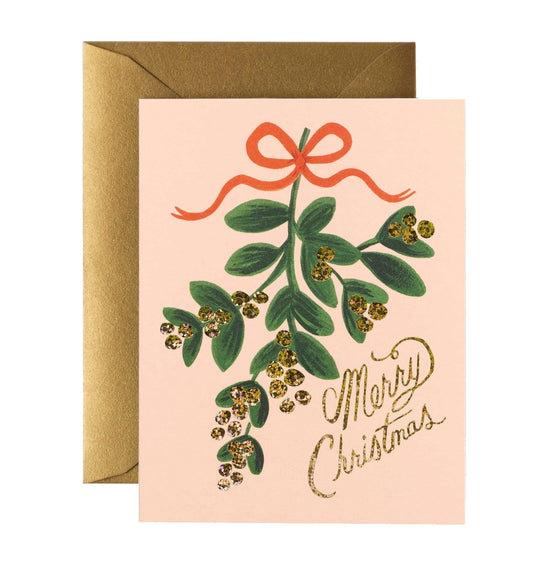 Mistletoe Christmas Card