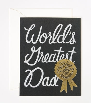 World Greatest Dad Card