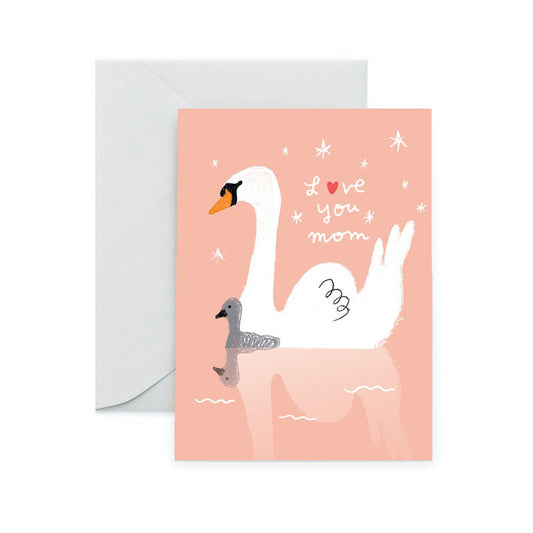 Swan Mum Card