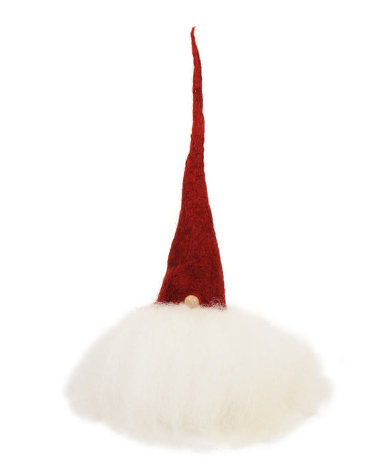 Santa Lrg red hat white beard