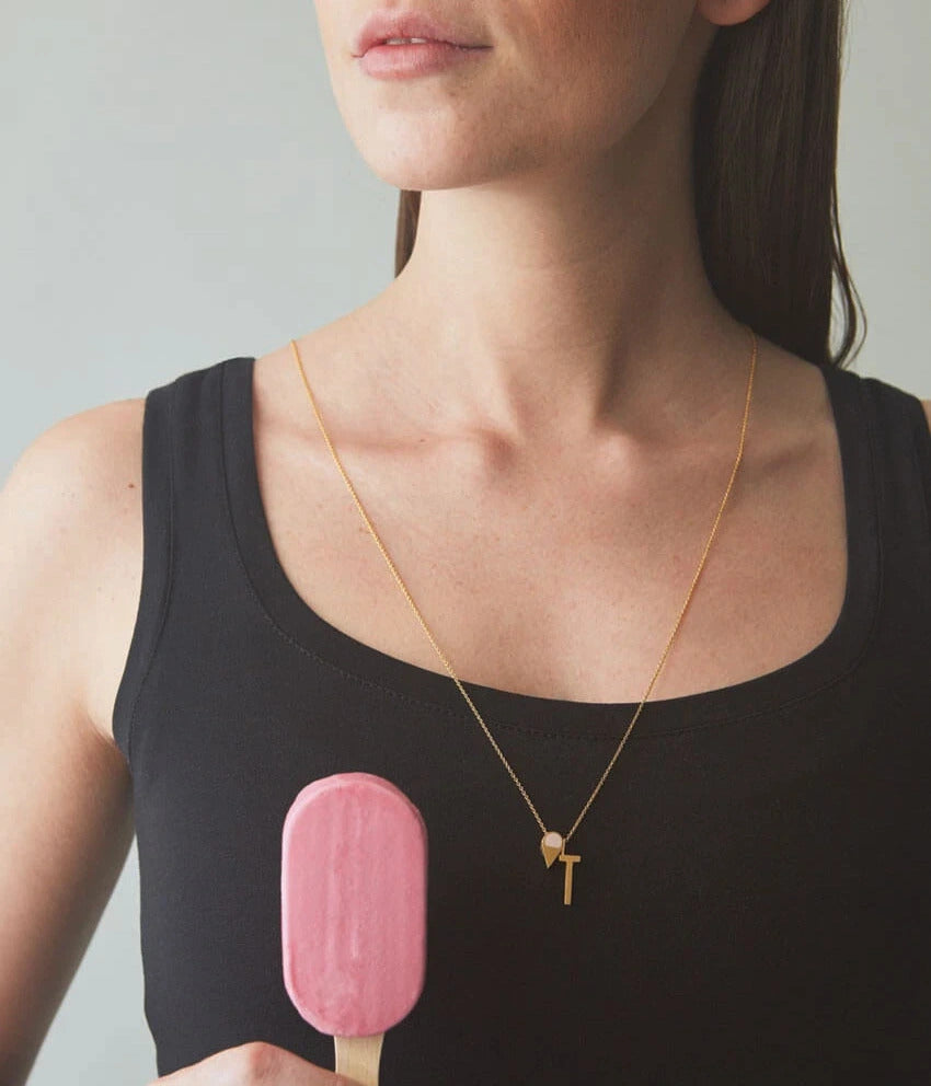 Ice Cream Charm nude-gold