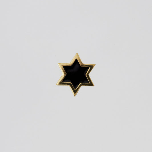 Star Charm Gold Black
