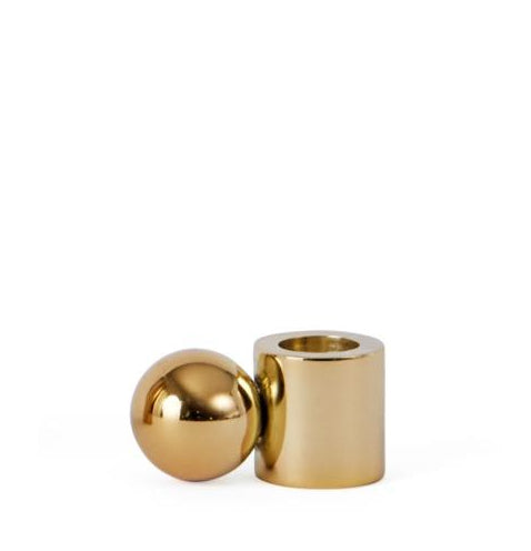 Palloa Candleholder Small Brass