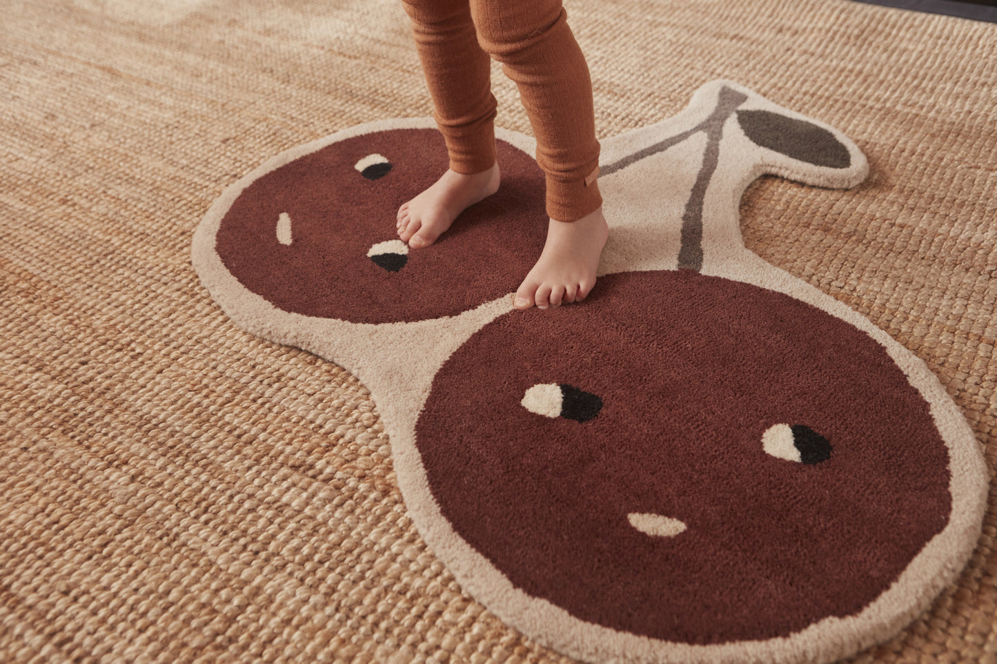 OYOY Cherry Kids Wool Rug