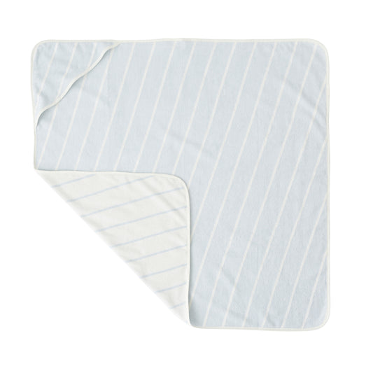 Raita Organic Cotton Kids Hooded Towel Offwhite-Light Blue