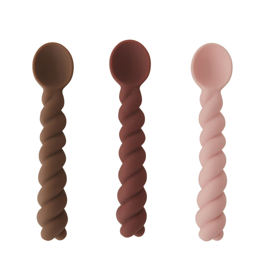 OYOY Mellow Spoon 3pk Nutmeg