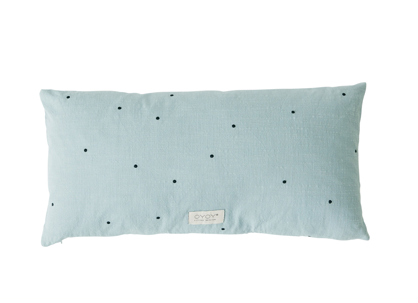 Kyoto Dot Cushion Long Dusty Blue