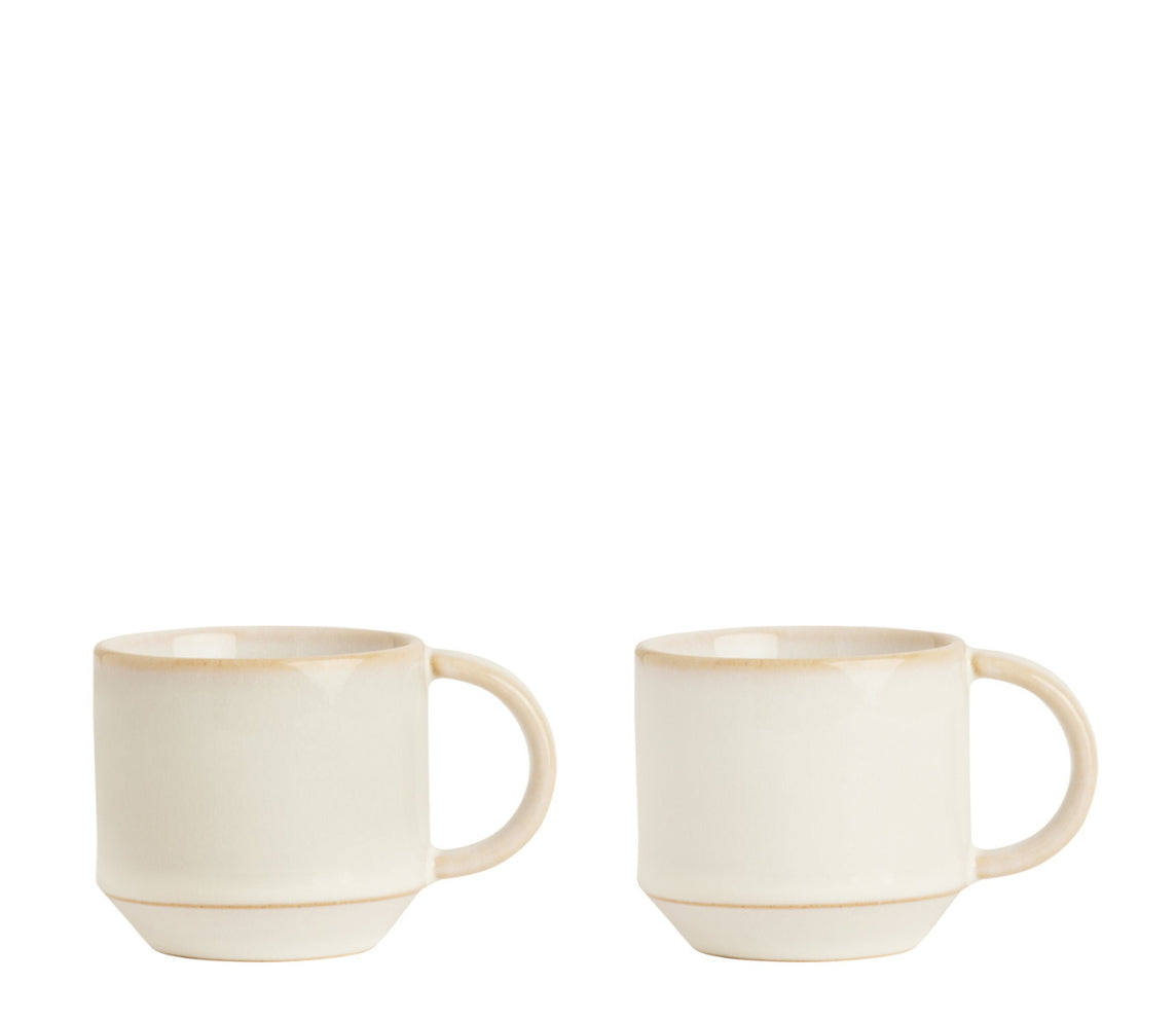 OYOY Yuka Espresso Cup 2pcs off-white