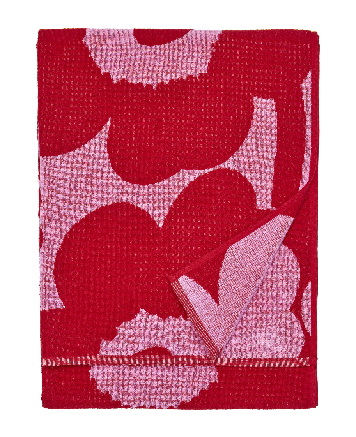 Nordic Fusion | Marimekko Unikko Bath Towel pink-red – Nordic Fusion Store
