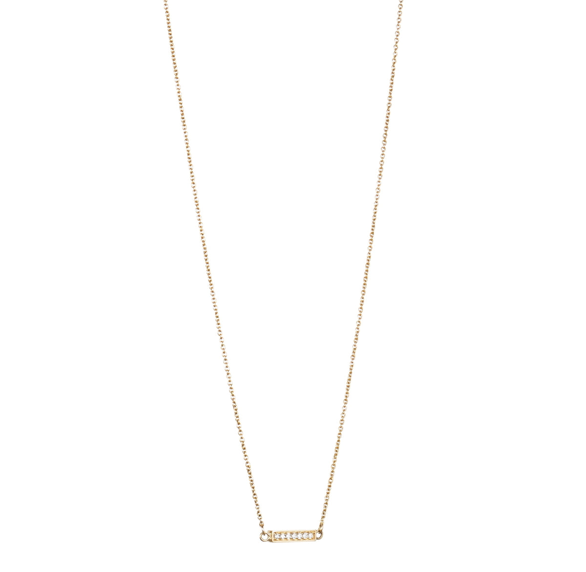 Thin Stars Necklace Gold