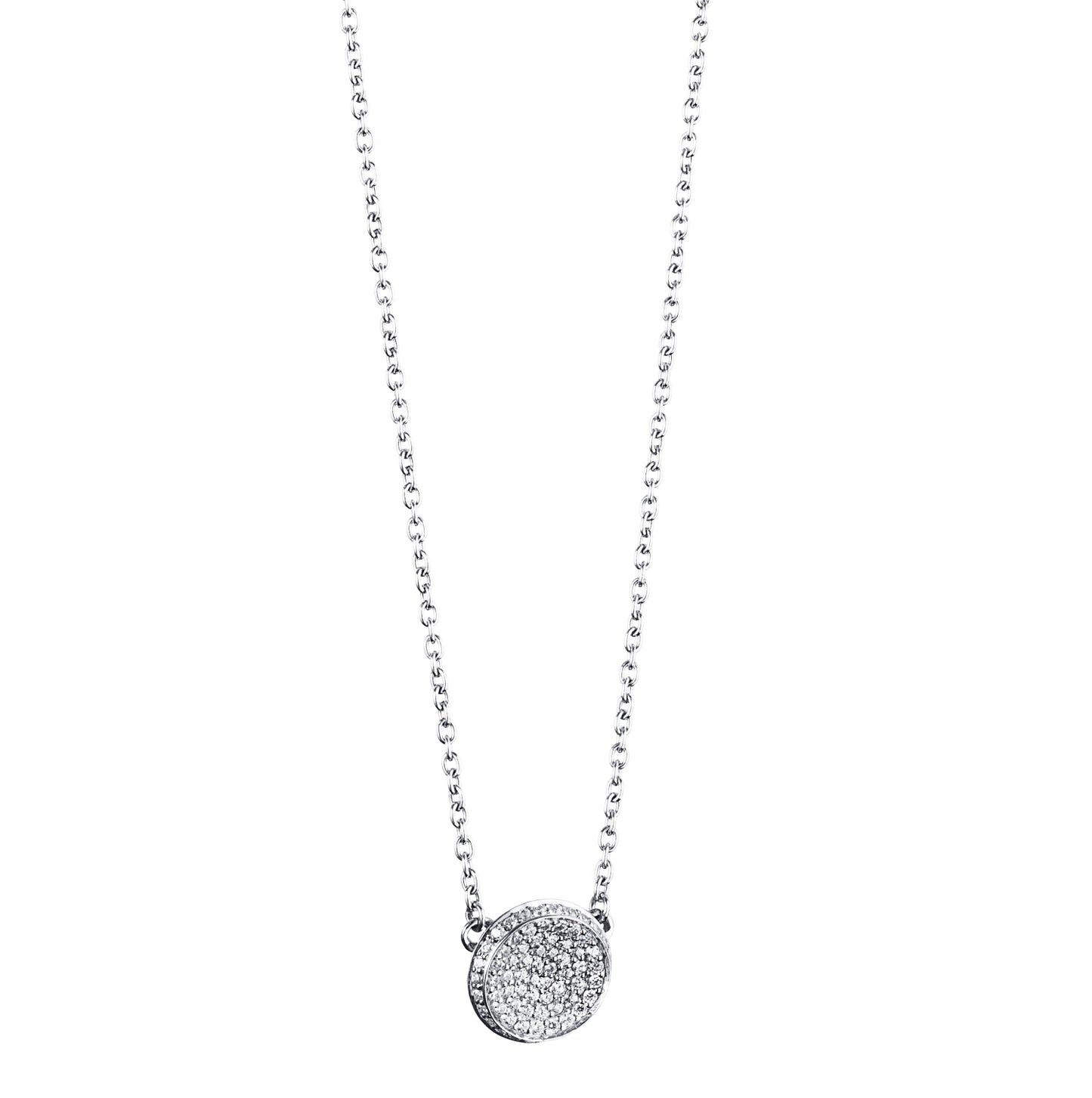 Love Bowl Necklace White Gold