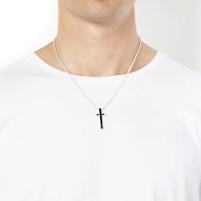 Little Simon Cross Pendant Necklace