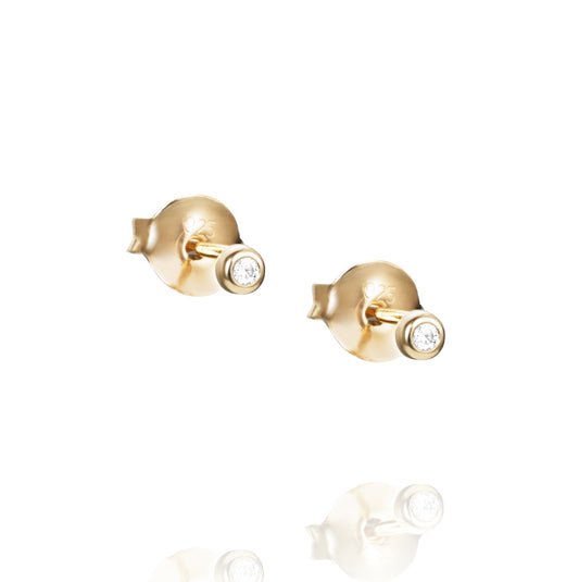 Efva Attling My First Diamond Studs Gold