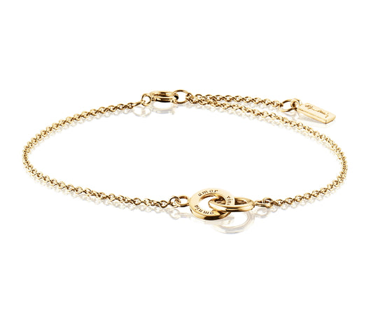 Efva Attling Mini Twosome Bracelet Gold